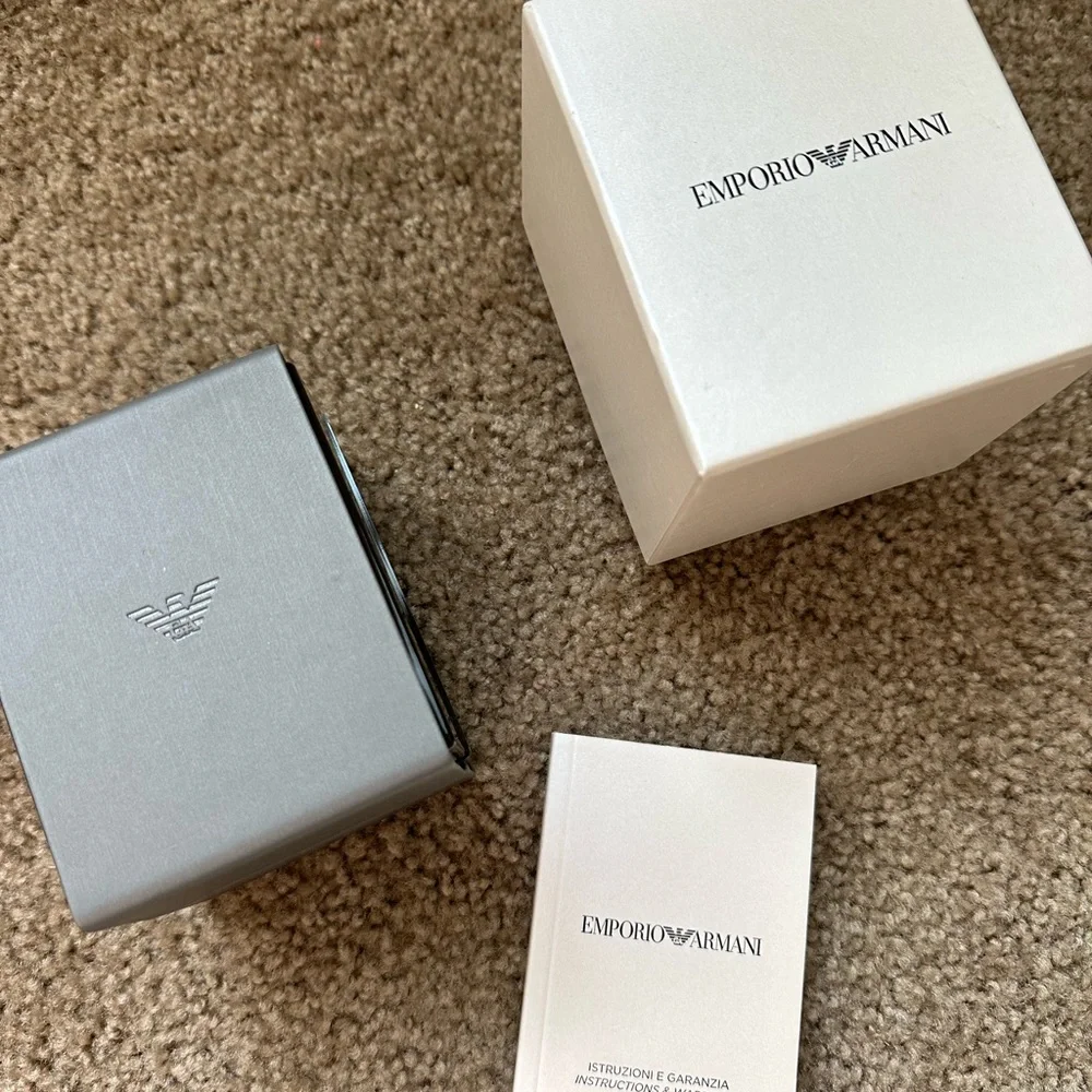 Emporio Armani AR1692 Mens Black Luigi Watch